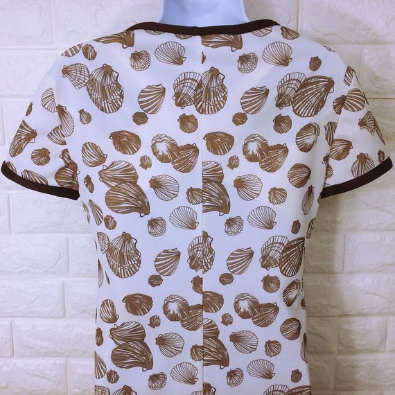Vintage 80s Handmade Maxi Sheath T-Shirt Dress La… - image 9