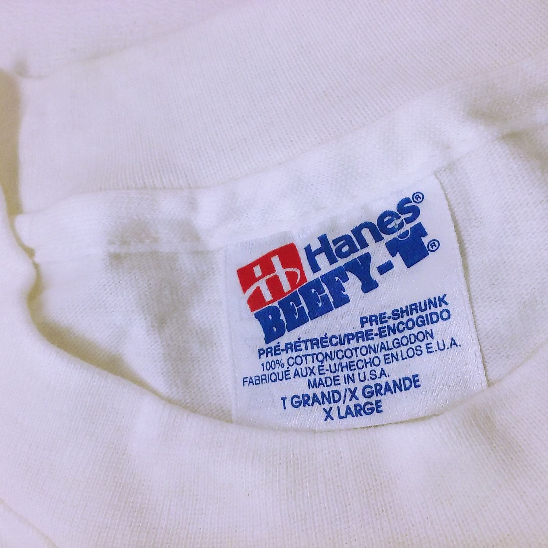 ヴィンテージ '92 ヘインズ ビーフィーT シングルステッチ T ヴィンテージ '92 ヘインズ ビーフィーT シングルステッチ T