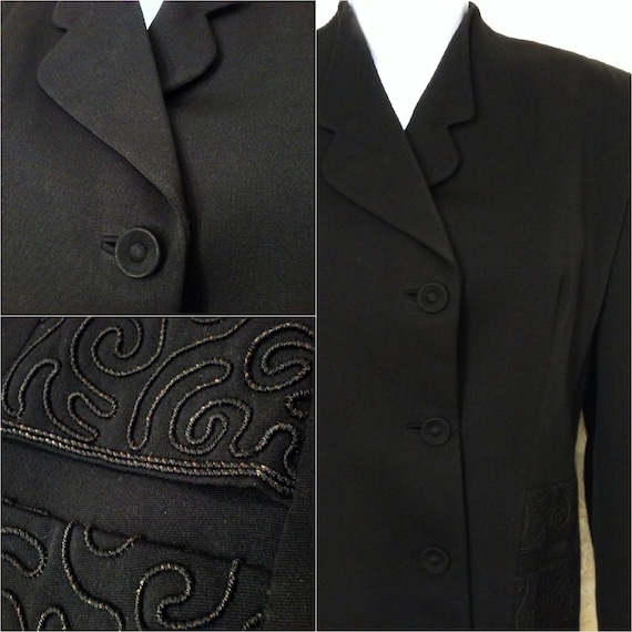 Vintage 1940s Blazer Suit Coat Ladies-M(8/10) Hol… - image 1