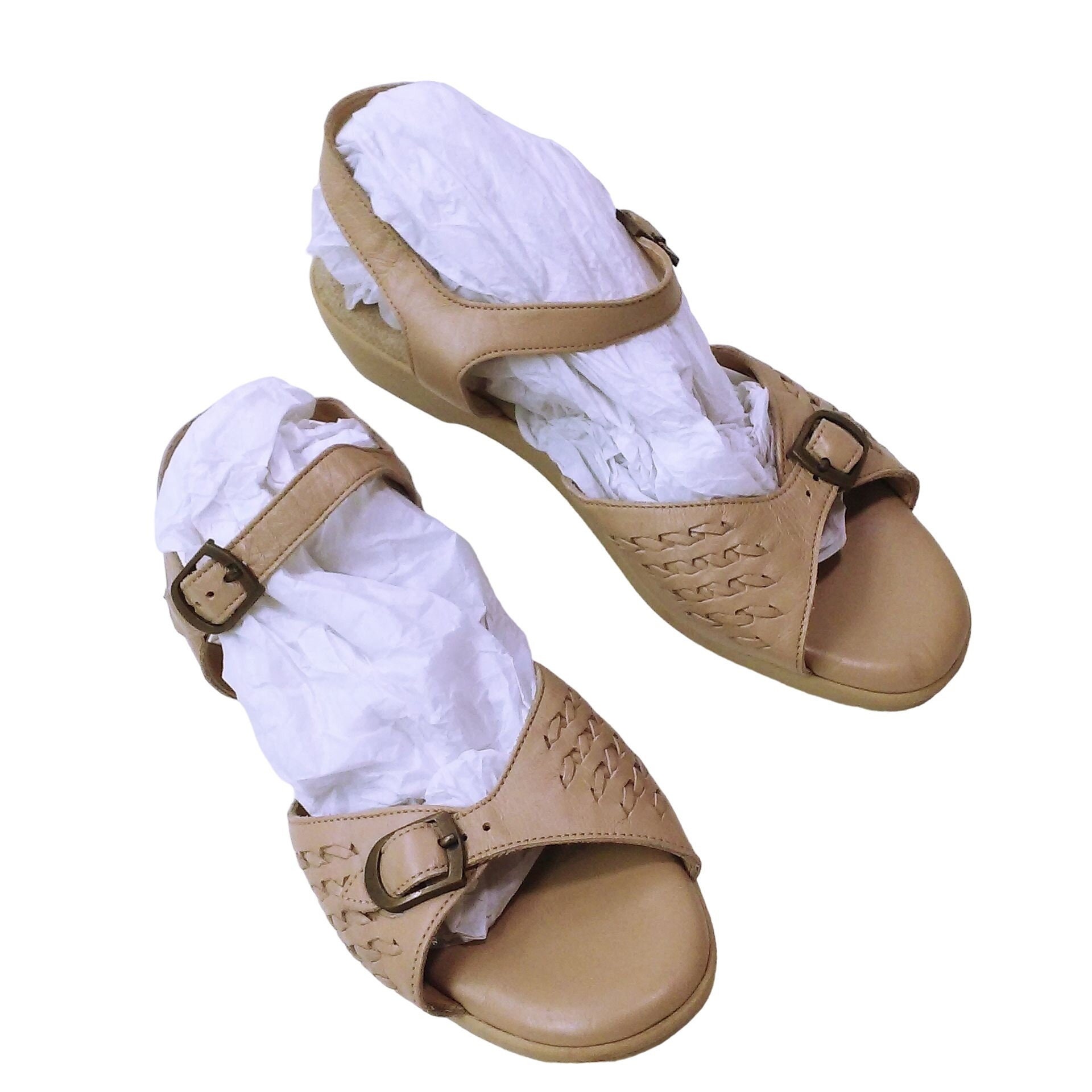 Vintage Sas-san Antonio Shoe Usa-made Soft Arch Leather