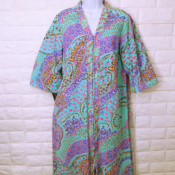 Vintage 60s-70s Sears 'Take A-Long' Dressing Gown… - image 2