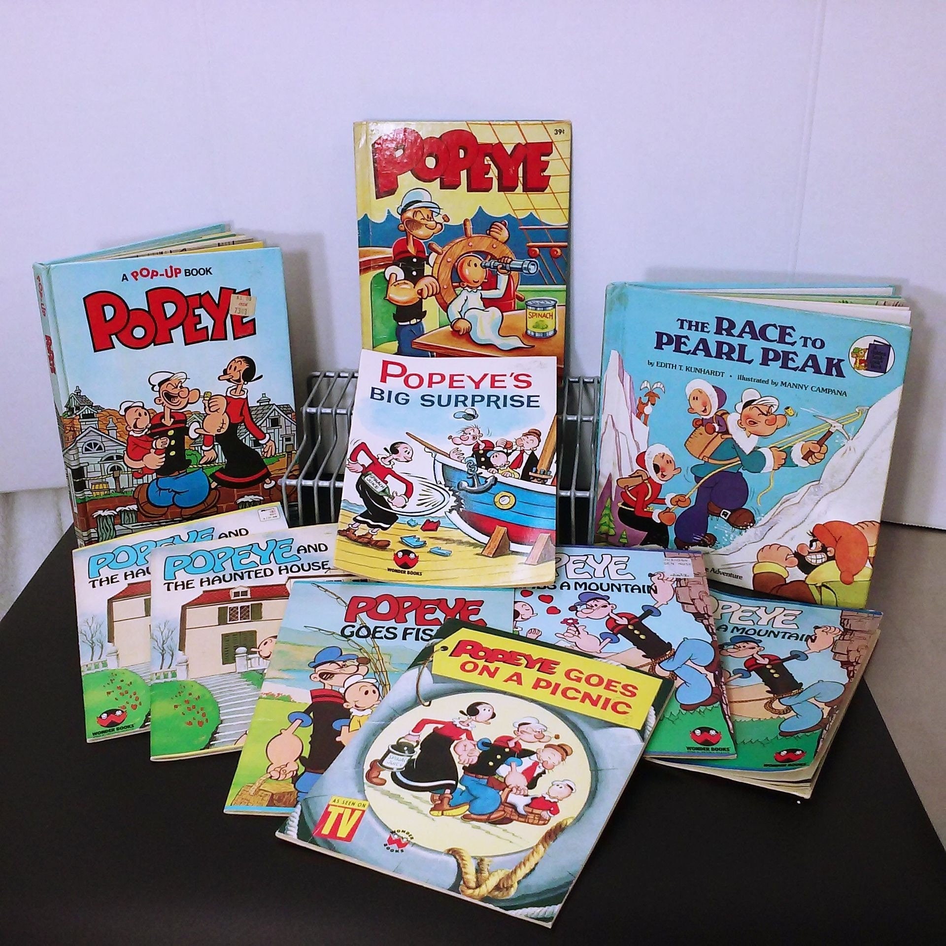 Lot of 10 Popeye Book Collection '55 '62 '80s Assorted King Lot of 10 Popeye Book Collection '55 '62 '80s Assorted King