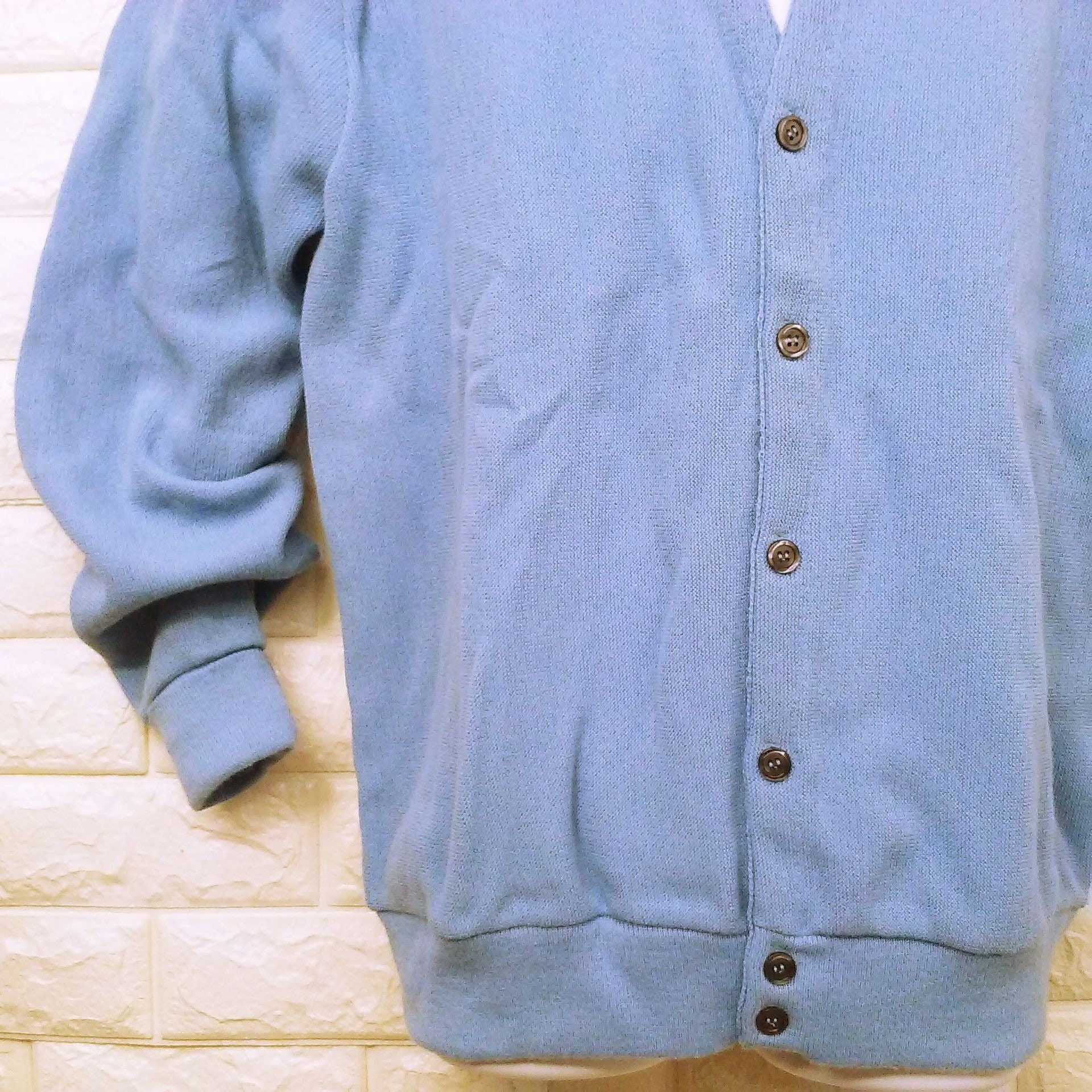 Vintage 80s Knightsbridge for Men Usa-made Knit Cardigan Vintage 80s Knightsbridge for Men Usa-made Knit Cardigan