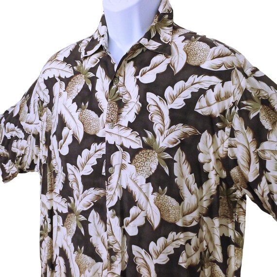 Vintage 80s Aloha Shirt Men-Large Campia Moda Kor… - image 4