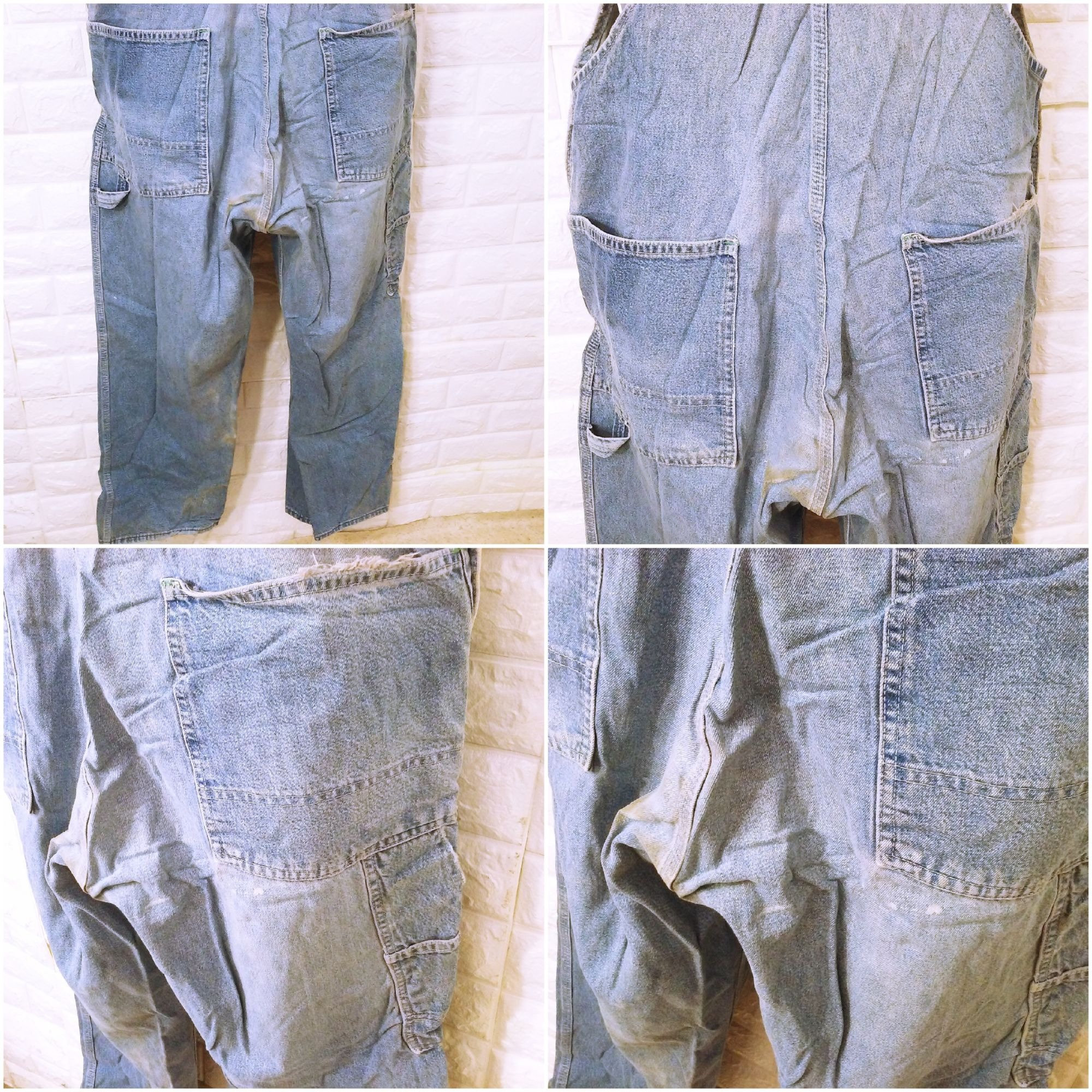 Vintage 60s-70s Osh Kosh B'gosh Denim Overalls Men's-40x28 Vintage 60s-70s Osh Kosh B'gosh Denim Overalls Men's-40x28