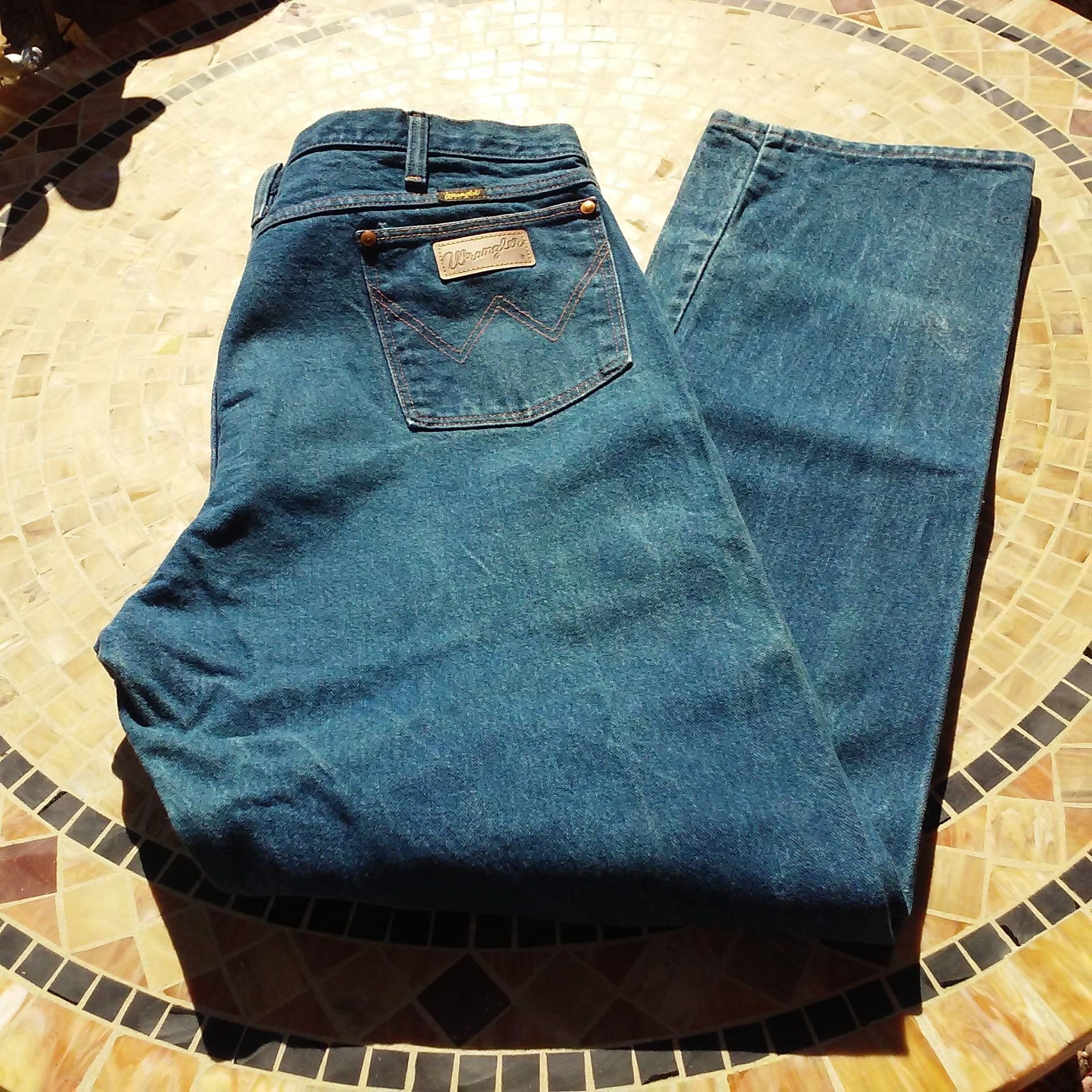 Vintage 1971 Wrangler Jeans Made in USA Denim 13MWZ Cowboy Cut