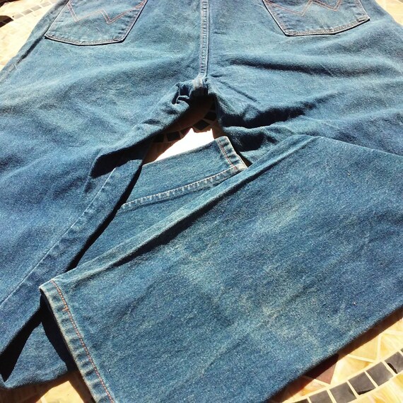 Vintage 1971 Wrangler Jeans Made in USA Denim 13MWZ Cowboy Cut