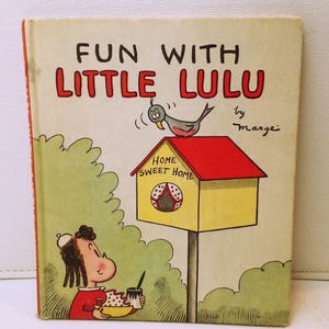 Diversión con la pequeña Lulú de Marge 1944 David McKay Co. Libro de historietas ilustrado de HC
