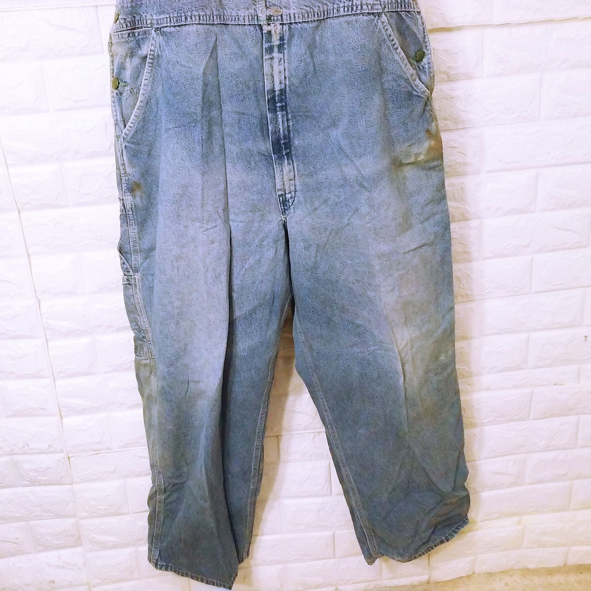 Vintage 60s-70s Osh Kosh B'gosh Denim Overalls Men's-40x28