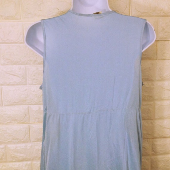 Vintage 70s Mistra Sleepwear Maxi Nightgown Lady-… - image 10