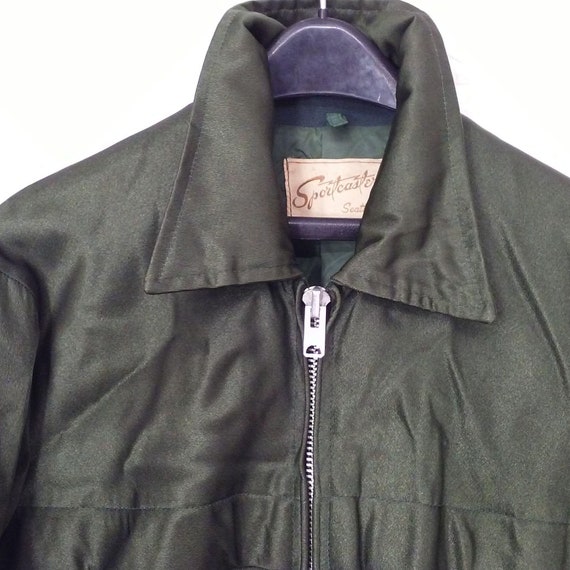 Vtg SPORTSCASTER SEATTLE Jacket Size 44R All weather Active