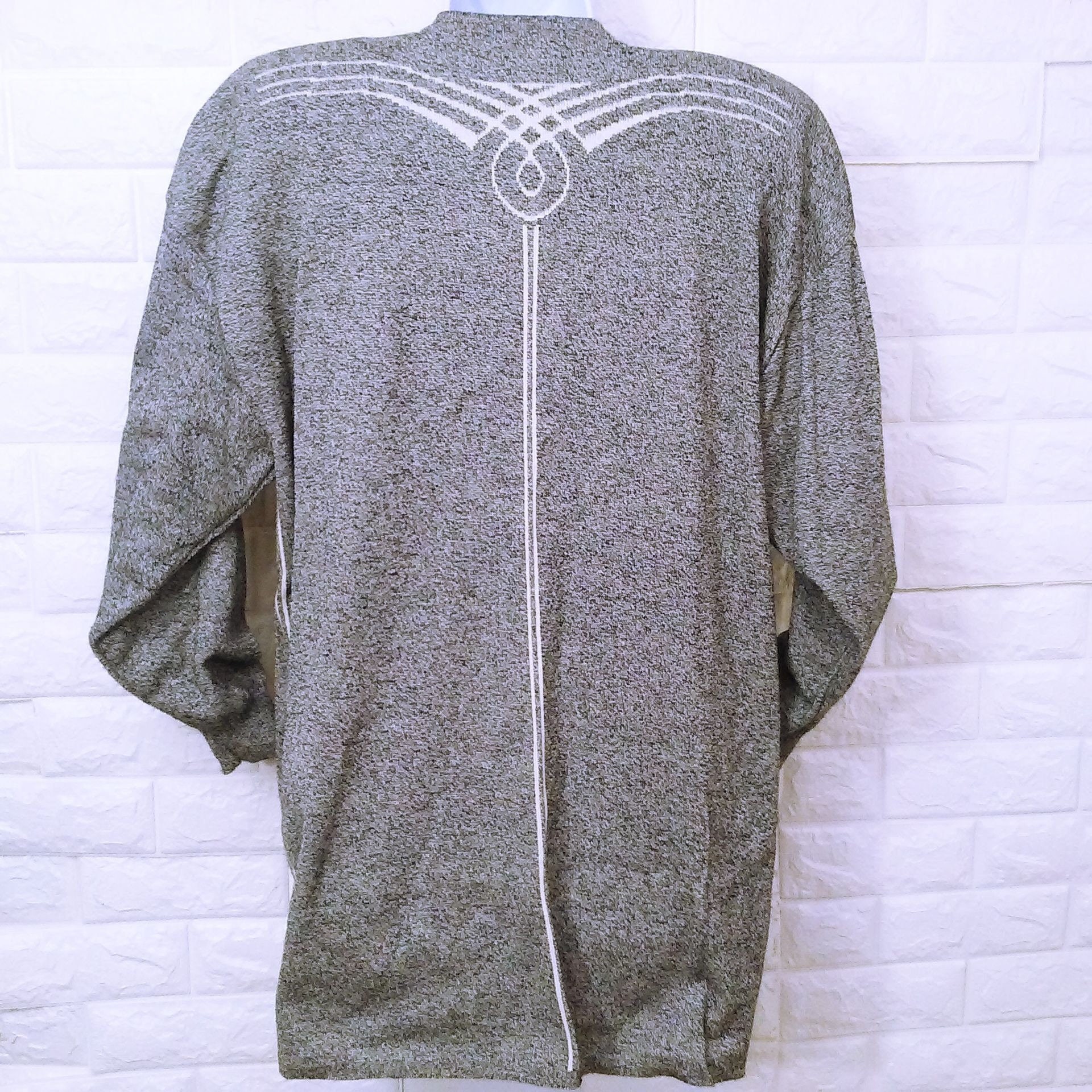 Vintage 80s Kriss Sweden Open-front Cardigan Finely Knit Sweater