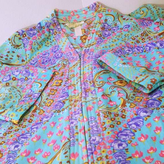 Vintage 60s-70s Sears 'Take A-Long' Dressing Gown… - image 8