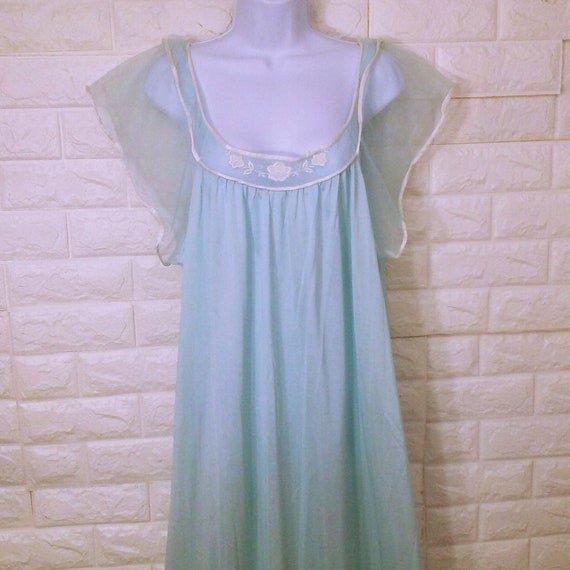 Vintage 60s-70s Spotlight USA-made Nightgown Baby… - image 2