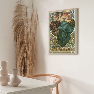 Alphonse Mucha Poster Digital Download - Untitled _ 1902 - Mucha Wall Art -Digital Downloadable -Mucha Digital Art Print Wall Art Home Decor