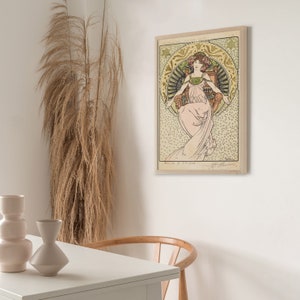 Alphonse Mucha Poster Digital Download -Untitled _ 1903 - Mucha Wall Art -Digital Downloadable -Mucha Digital Art Print Wall Art Home Decor