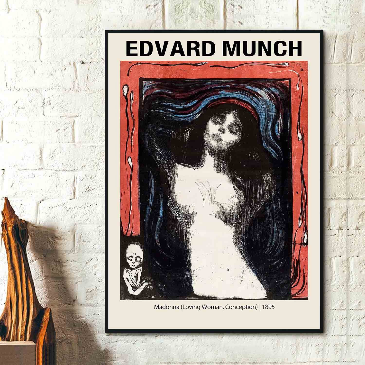 未着用品　エドヴァルド・ムンク　マドンナ　Tシャツ サイズＬ　怖い絵展　ムンク 未着用品 エドヴァルド・ムンク マドンナTシャツ サイズL 怖い