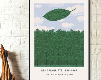 La Lunette D Approche-rene Magritte,home Office Decor,surrealist