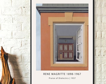 La Lunette D Approche-rene Magritte,home Office Decor,surrealist