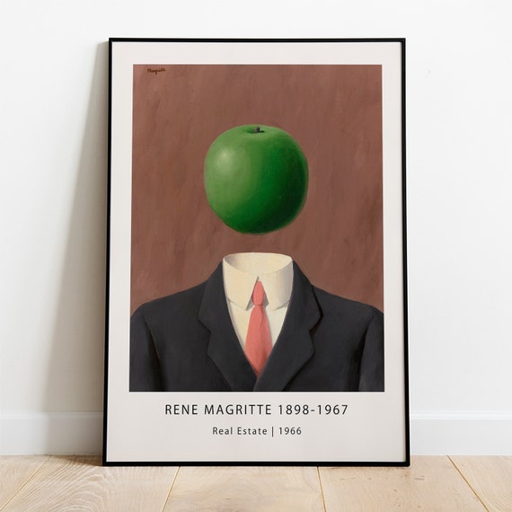 ルネ・マグリット展ポスター - 不動産 _ 1966 絵画 アート モダン