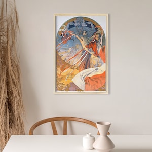 Alphonse Mucha Digital Download - 8th Sokol Festival Prague 1926- Pageant on the Vltava River - 1925 -Mucha Wall Art - Digital Downloadable
