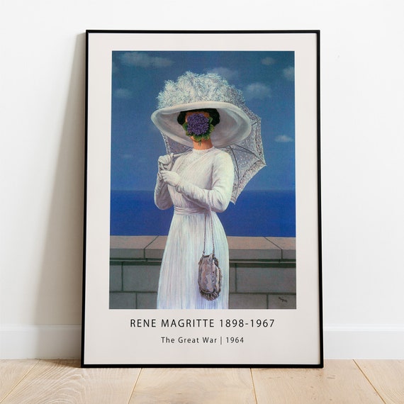 ルネ・マグリット展ポスター - 第一次世界大戦 1964 - 絵画アート