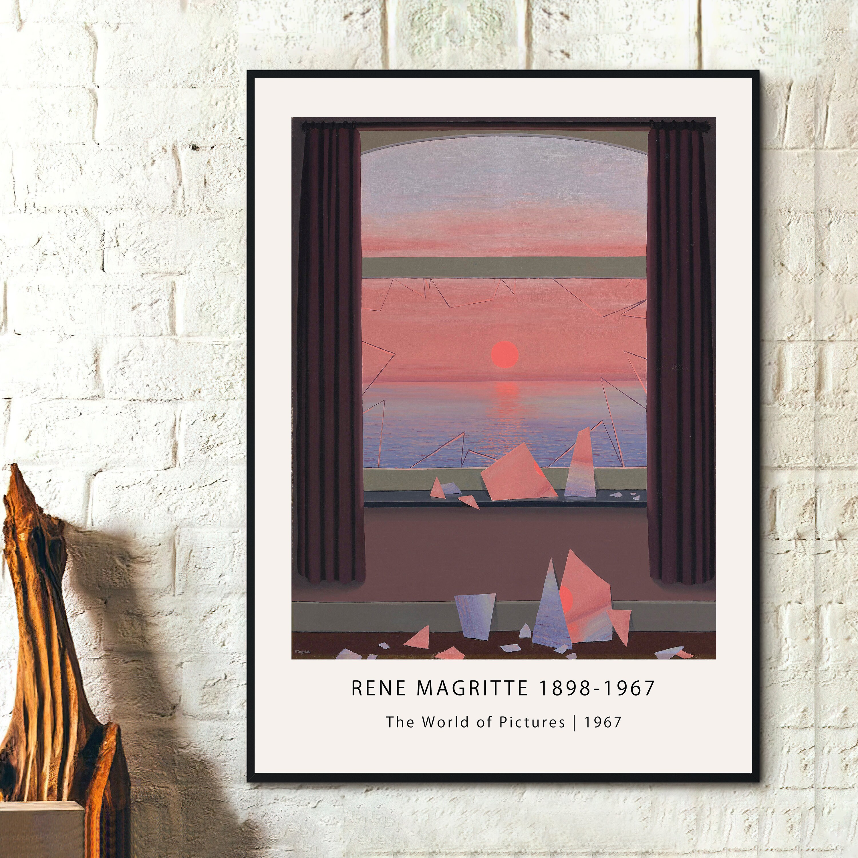 額装済/光の帝国1950/ルネ マグリット/アート/ポスター/インテリア 額装済/光の帝国1950/ルネ マグリット/アート/ポスター/インテリア