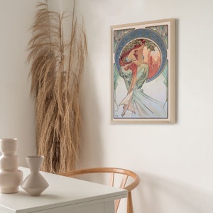 Alphonse Mucha Poster Digital Download -The Arts –Music _ 1899 ver2 - Mucha Wall Art -Digital Downloadable -Mucha Digital Art Print Wall Art