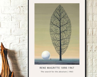 ルネ・マグリット作「人間の条件」、オリジナル展覧会ポスター - Etsy 日本