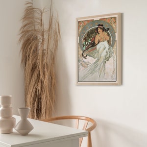 Alphonse Mucha Poster Digital Download - The Arts – Music _ 1899 -Mucha Wall Art -Digital Downloadable -Mucha Digital Art Print Wall Art