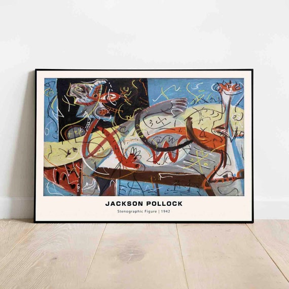 Jackson Pollock -stenographic Figure 1942- Poster, Jackson
