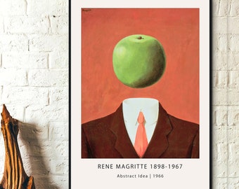 La Lunette D Approche-rene Magritte,home Office Decor,surrealist