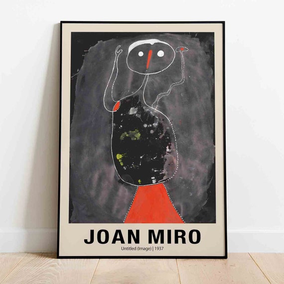 ジョアン・ミロ プリント - 無題 1937 - スペインの画家 ウォール 