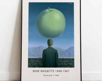 ルネ・マグリット展ポスター - ポストカード _ 1960 絵画 アート