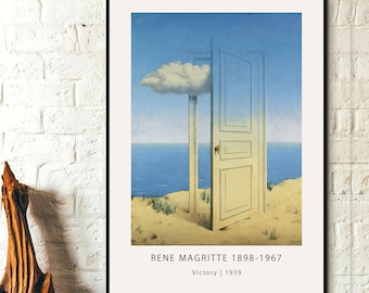 René Magritte Utställningsaffisch - Segern 1939 - Målningskonst, Modern konst, Canvastavlor, Affischtryck, Målningskonst, Presentidéer, Konst