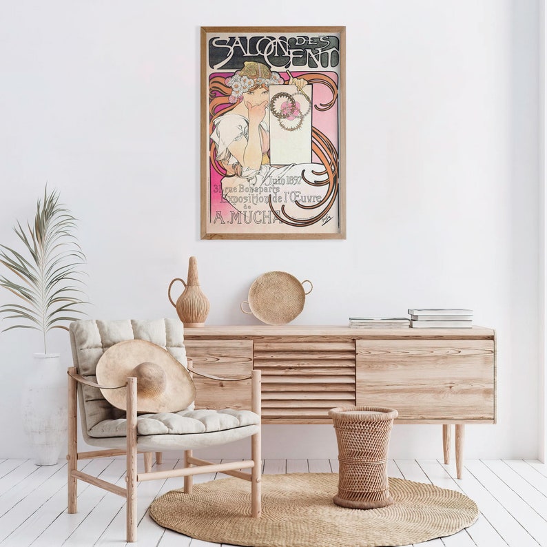 Mucha Signs Alphonse Mucha Poster Digital Download - Untitled-1salon Des Cent ...