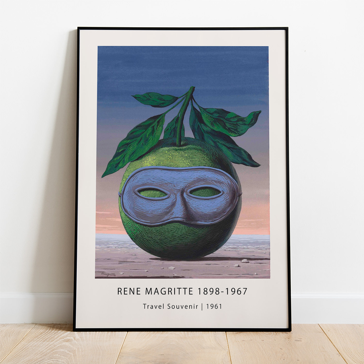 ルネ・マグリット展ポスター - 旅行のお土産 1961 - 絵画アート