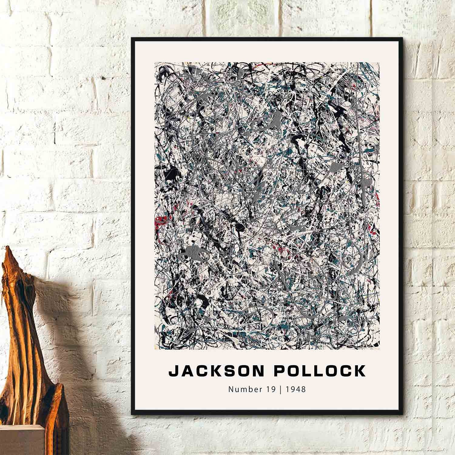 Jackson Pollock -number 19 1948- Poster, Jackson Pollock