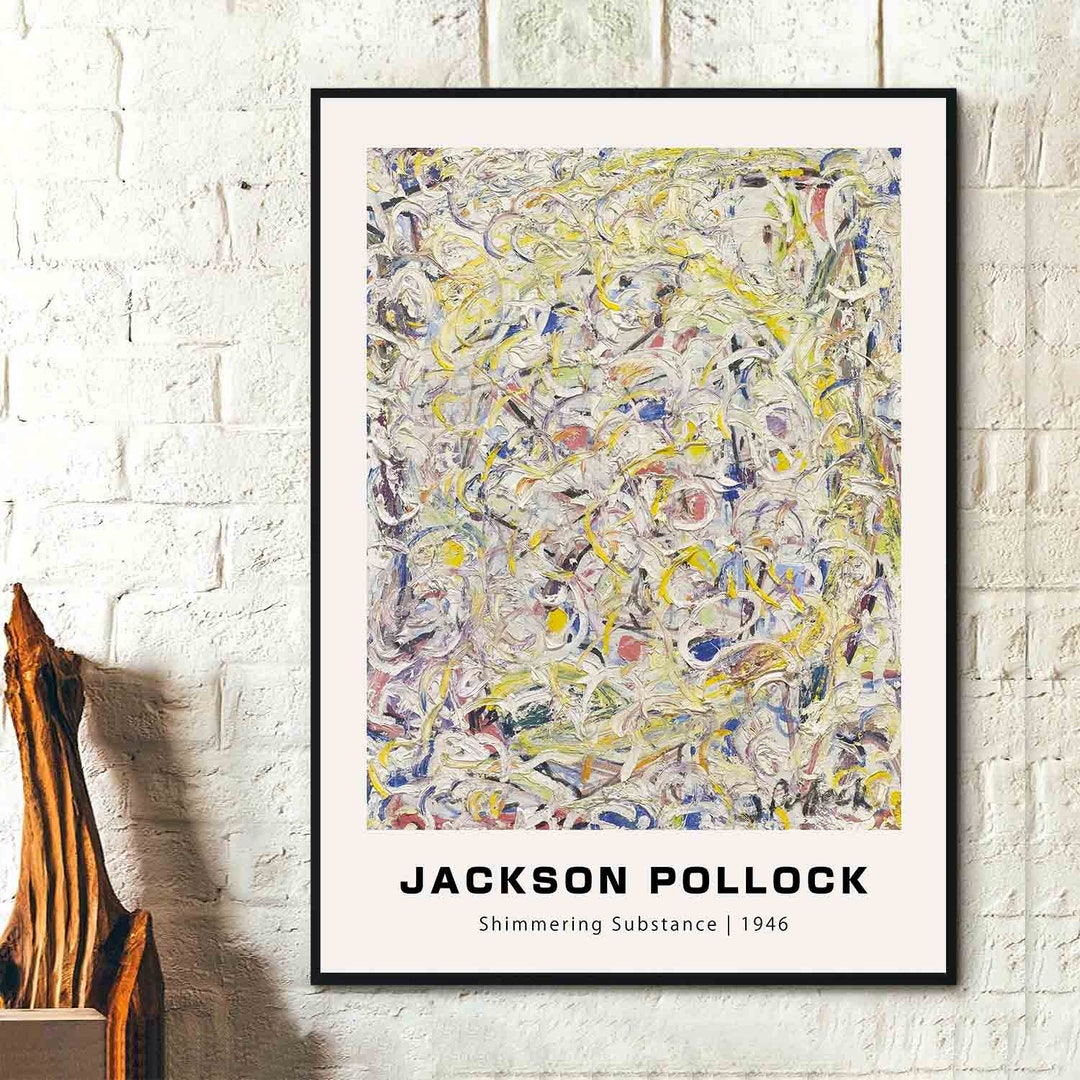 Jackson Pollock shimmering Substance 1946 Poster, Jackson Pollock