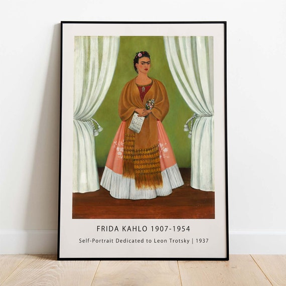 Frida Kahlo-self-portrait Dedicated to Leon Trotsky 1937- Frida