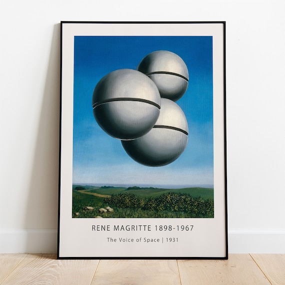 ルネ・マグリット展ポスター - 宇宙の声 1931 - 絵画アート、モダン