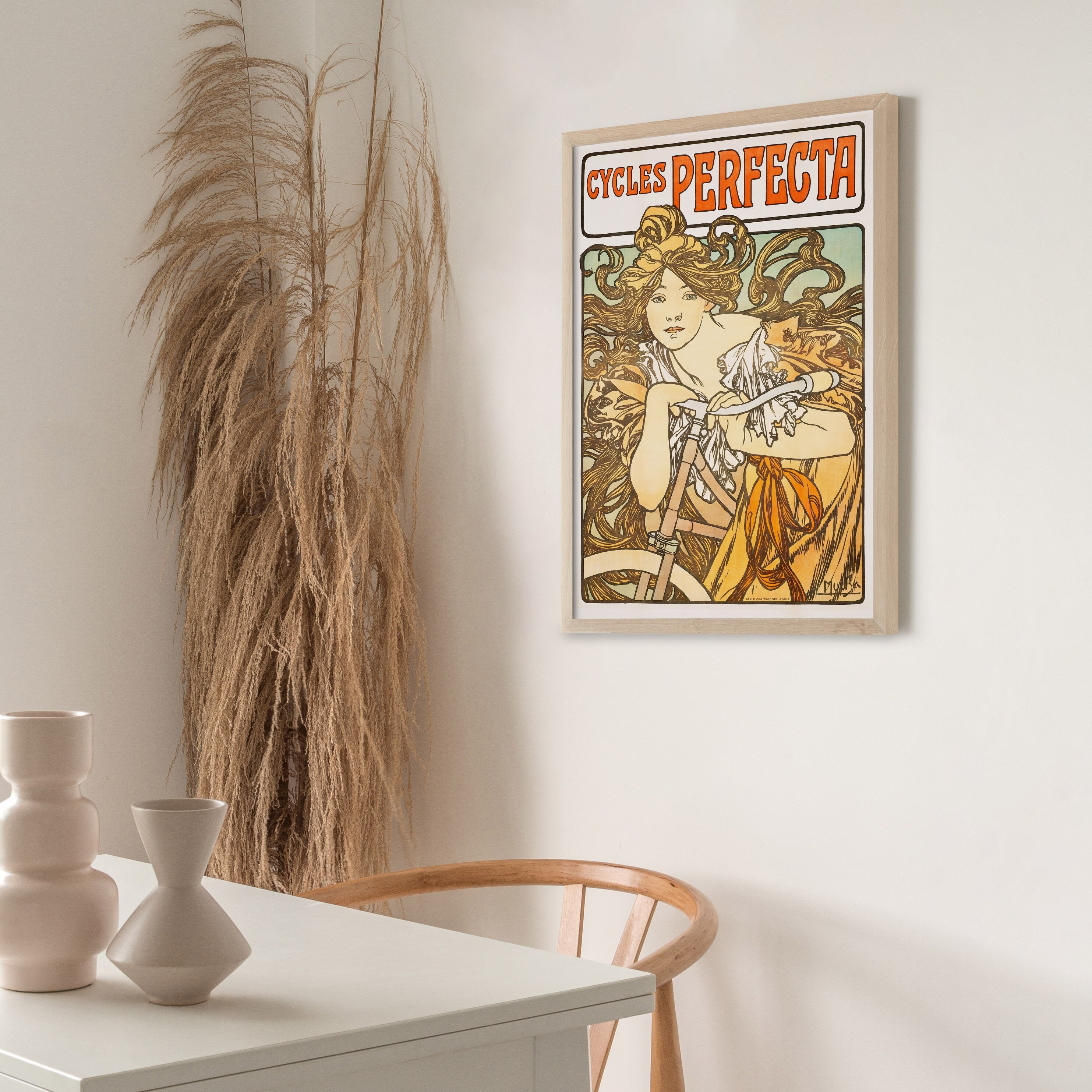 Affiche Vintage Cycles Perfecta – Décor Mural Vélo Rétro Pour Salon Ou Bureau