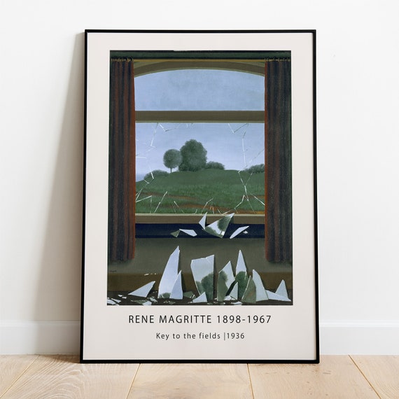 ルネ・マグリット アートポスター A2版 画家『ルネ・マグリット