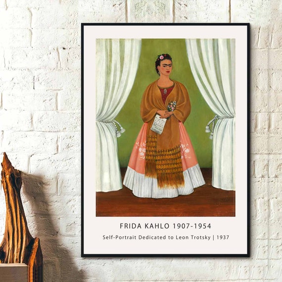 Frida Kahlo-self-portrait Dedicated to Leon Trotsky 1937- Frida