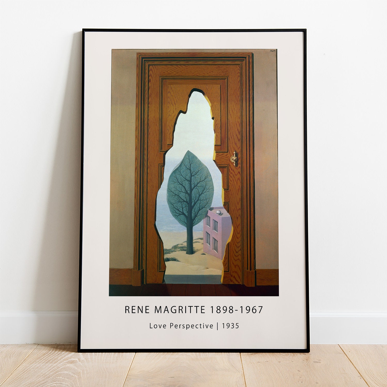 ルネ・マグリット展ポスター - 愛の視点 _ 1935 絵画 アート モダン