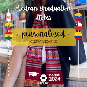 Personalized | Andean/Peruvian Graduation Stole