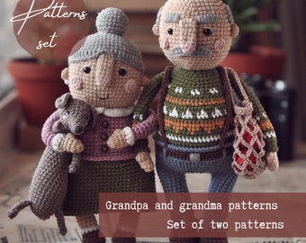 Grandfather Toy Crochet Grandpa Crochet Old Man Crochet Hobgoblin