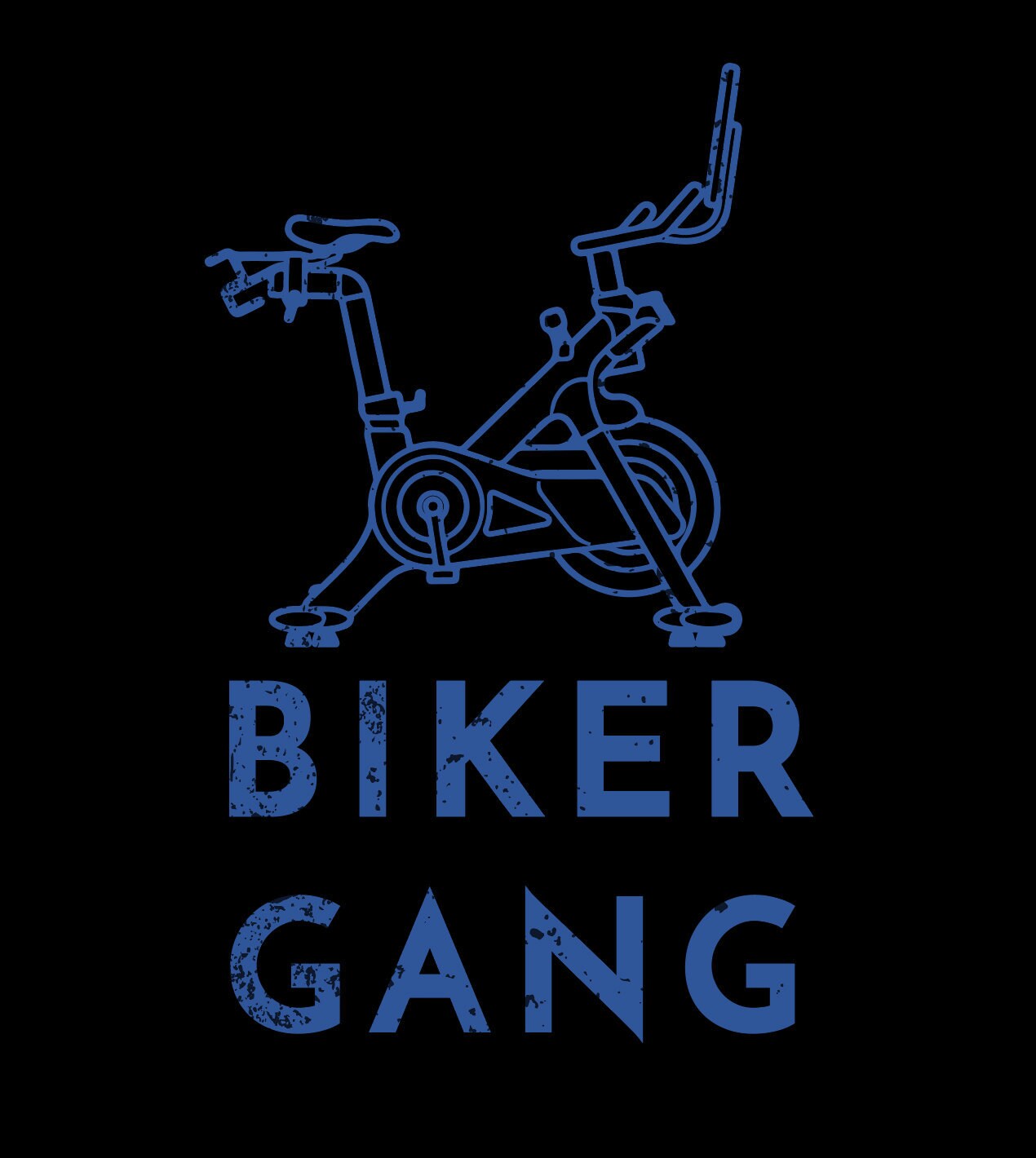 Peloton Biker Gang Funny Vintage Custom Cycling Workout