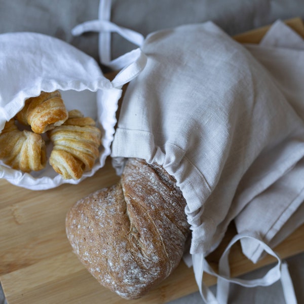 Linen Bread Bag