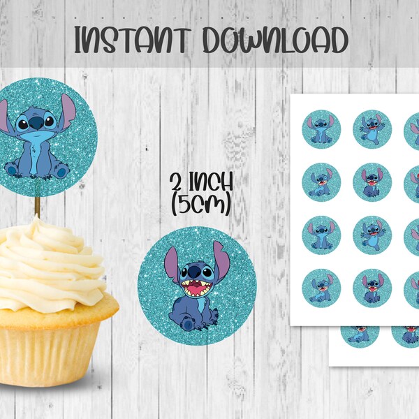 10 Cupcake-Topper personalizzabili: stuzzicadenti decorati sul rosa... | su